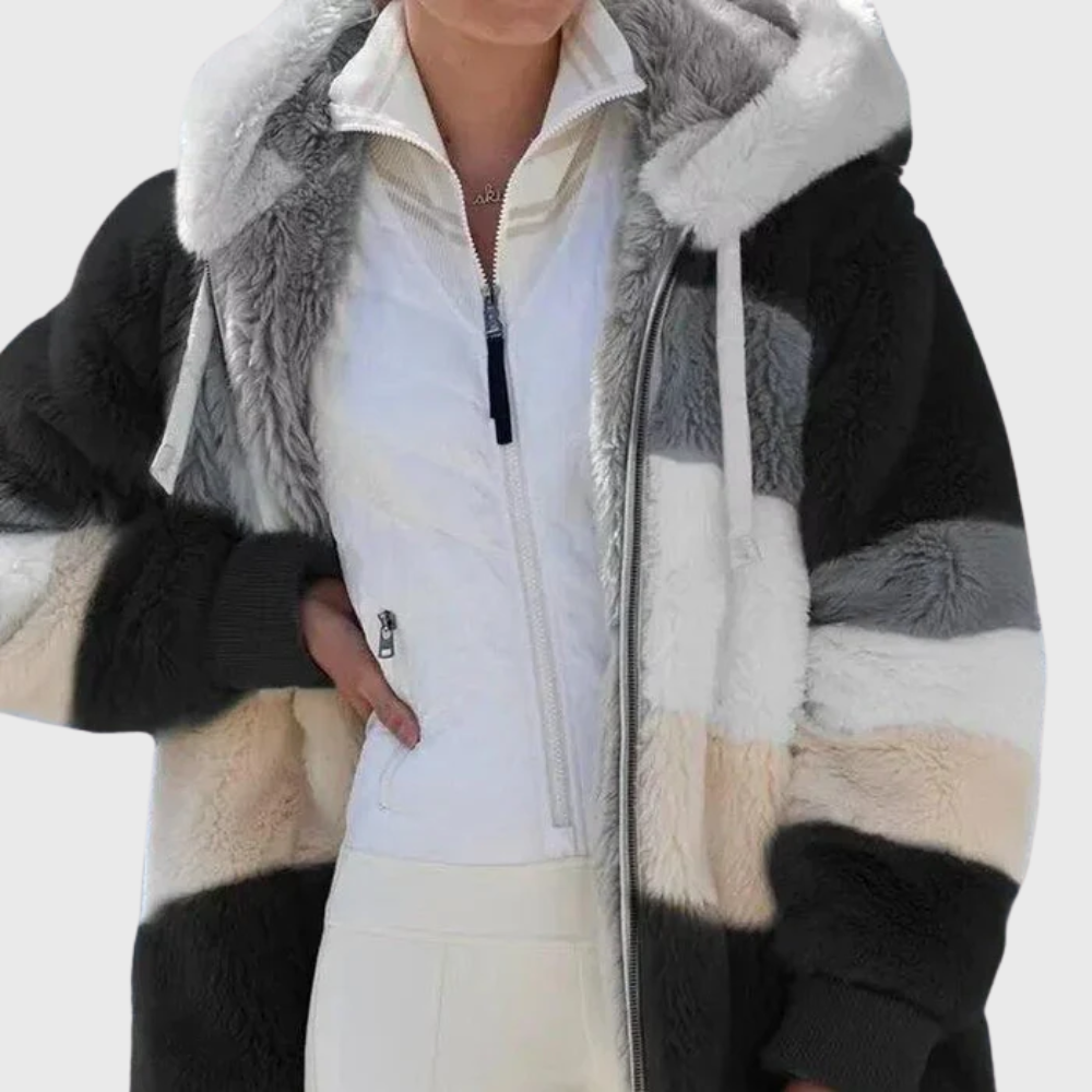 Valencia | Elegant Multicolor Warm Puffer jacket