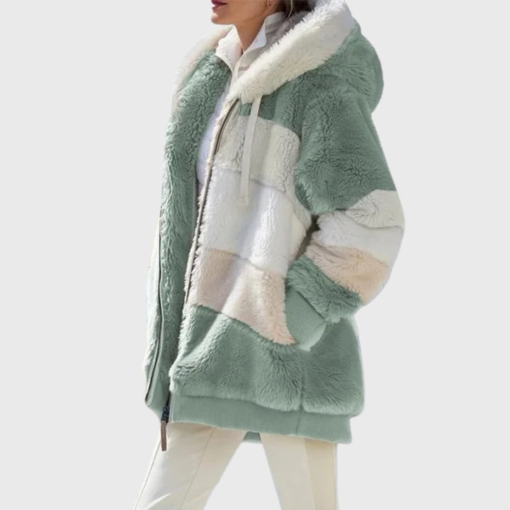 Valencia | Elegant Multicolor Warm Puffer jacket
