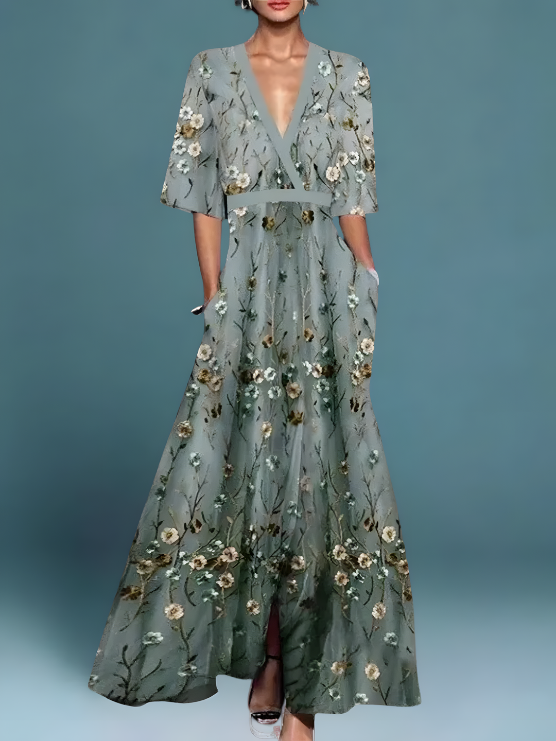 Elisa | Elegant Floral Dress