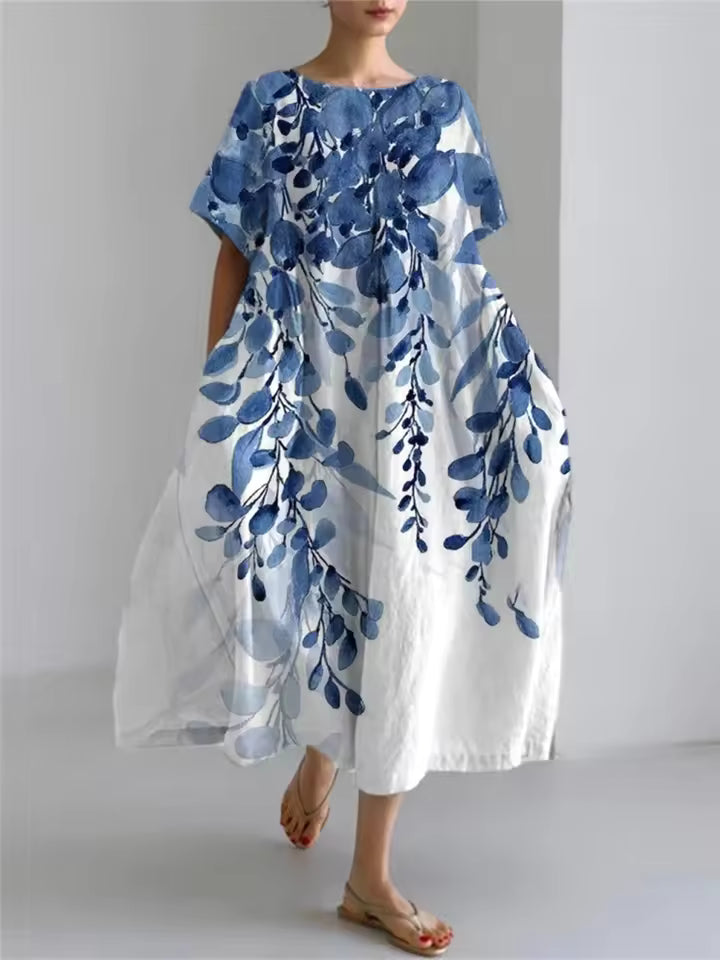 Lauriane | Elegant Loose Round Neck Dress