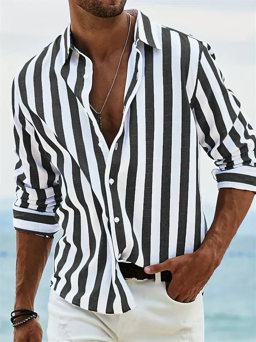 Leonard | Classic Striped Relaxed-Fit Summer Shirt