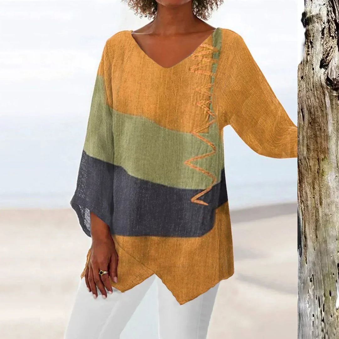 Zofia |  Stylish Loose-Fit Long-Sleeve Top