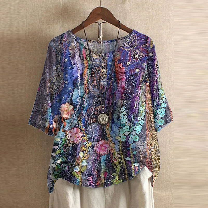 Raina | Casual Retro-Inspired Blouse