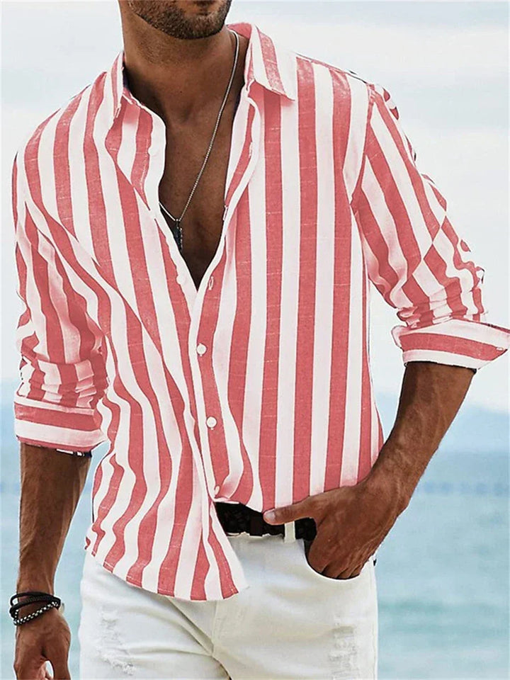 Leonard | Classic Striped Relaxed-Fit Summer Shirt