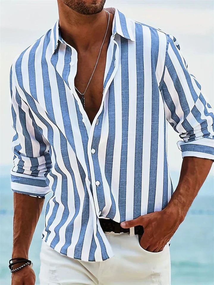 Leonard | Classic Striped Relaxed-Fit Summer Shirt