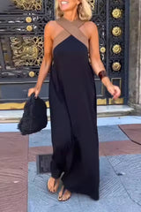 Abigail | Vintage Hollow Shoulder Maxi Dress