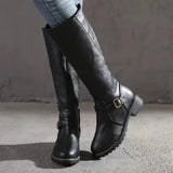 Victoria | Classic Knee-High Buckle Boots