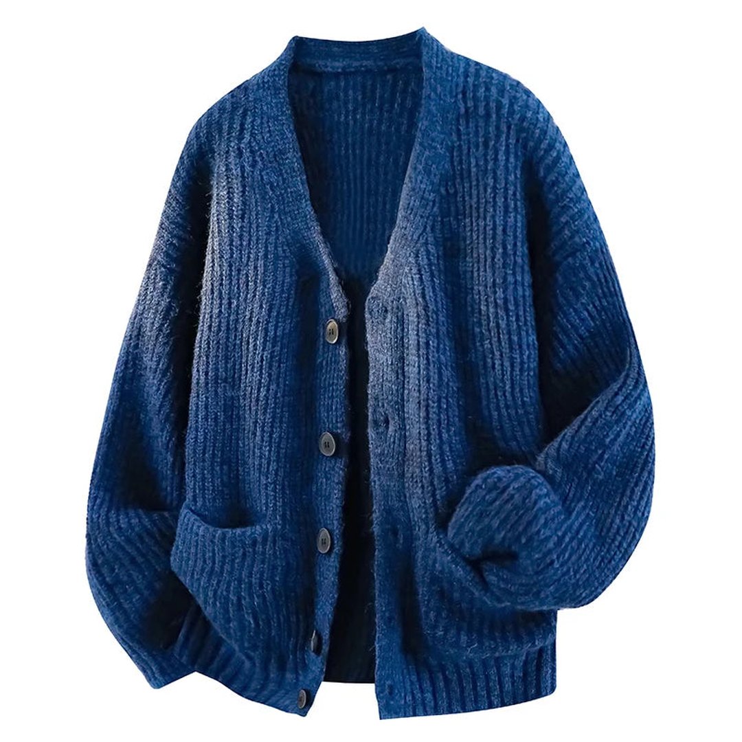Flora | Relaxed V-Neck Cardigan