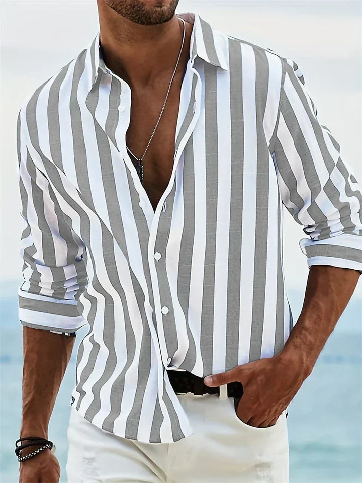 Leonard | Classic Striped Relaxed-Fit Summer Shirt