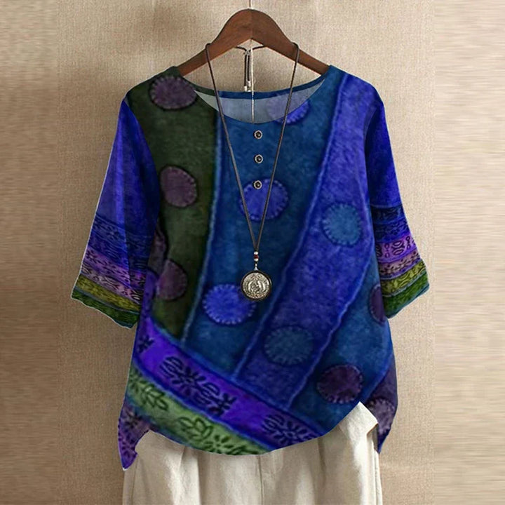 Raina | Casual Retro-Inspired Blouse