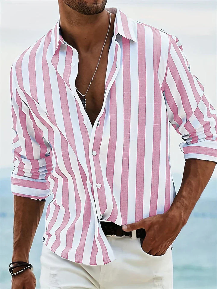 Leonard | Classic Striped Relaxed-Fit Summer Shirt