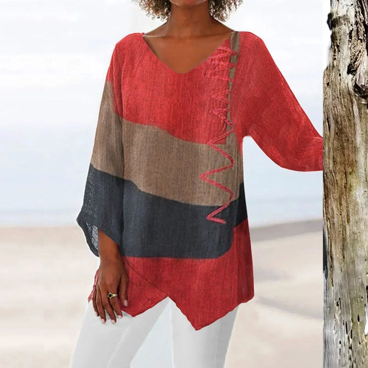 Zofia |  Stylish Loose-Fit Long-Sleeve Top