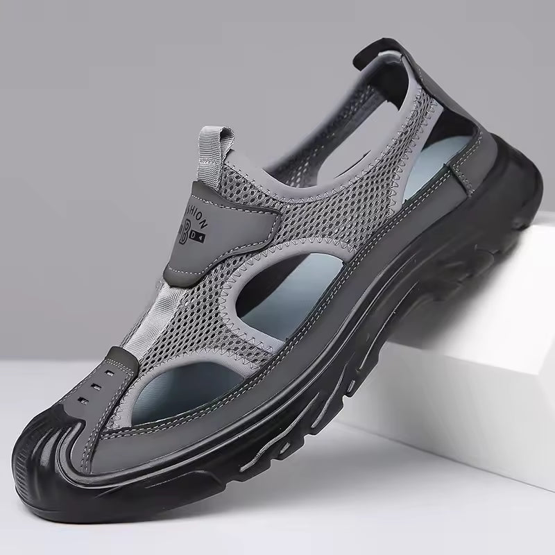 Lennon | Premium Slip-On Closed Toe Sandals