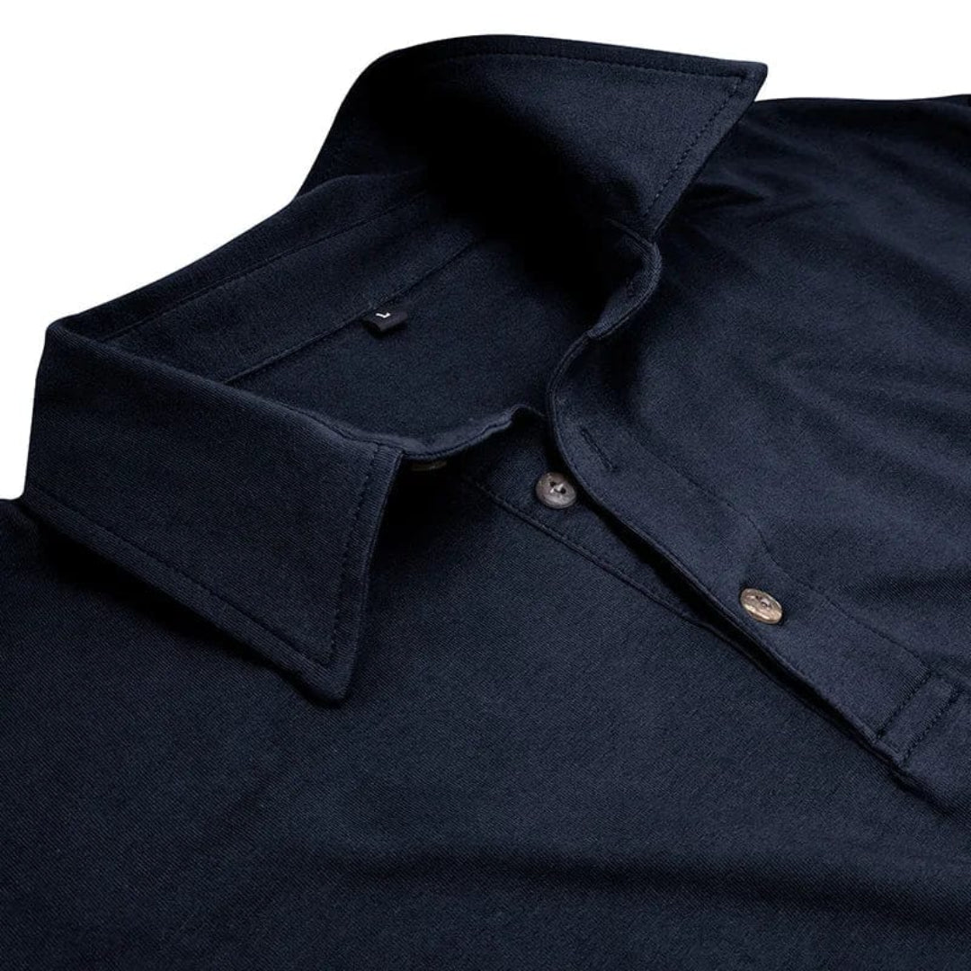 Dalton | Casual Long Sleeve Collared Polo