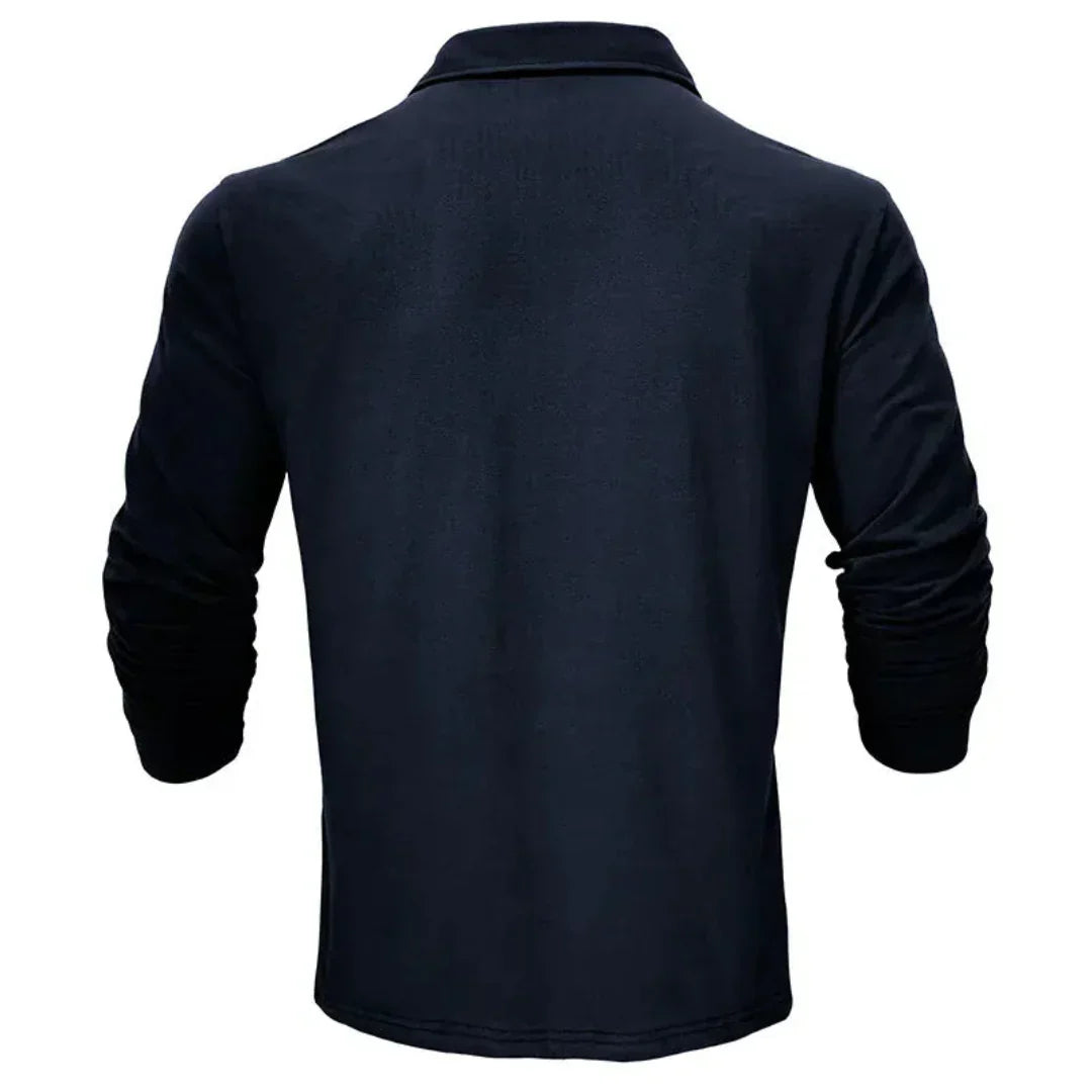 Dalton | Casual Long Sleeve Collared Polo