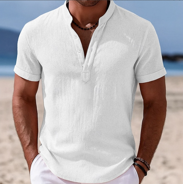 Stellan | Summer Button-Up Short Sleeve Shirt