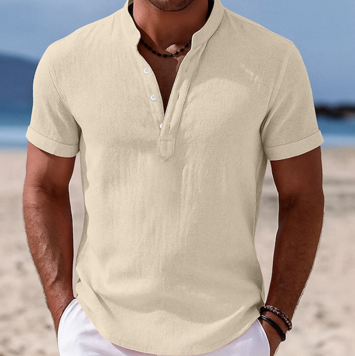 Stellan | Summer Button-Up Short Sleeve Shirt