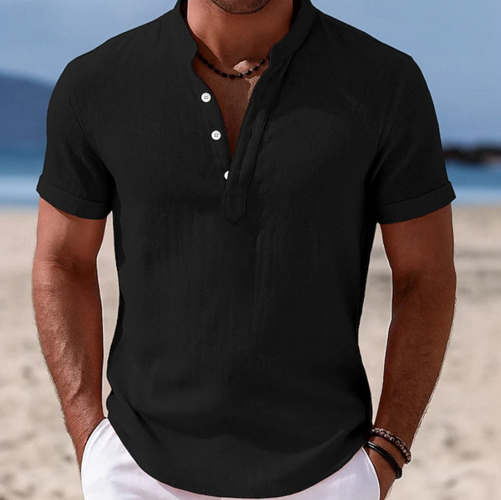 Stellan | Summer Button-Up Short Sleeve Shirt