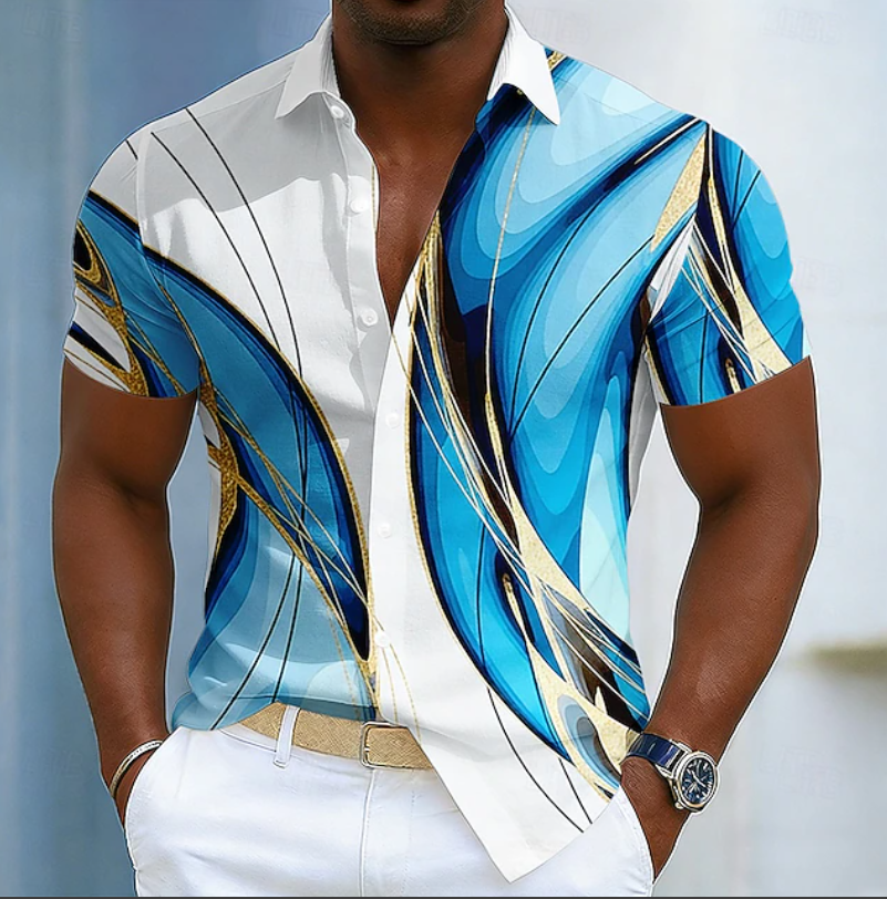 Preston | Stylish Linear Style Collar Shirt