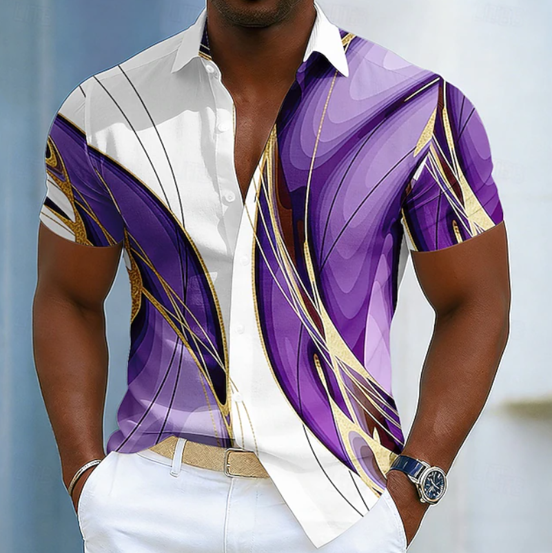 Preston | Stylish Linear Style Collar Shirt