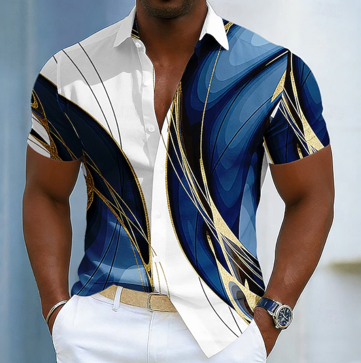 Preston | Stylish Linear Style Collar Shirt