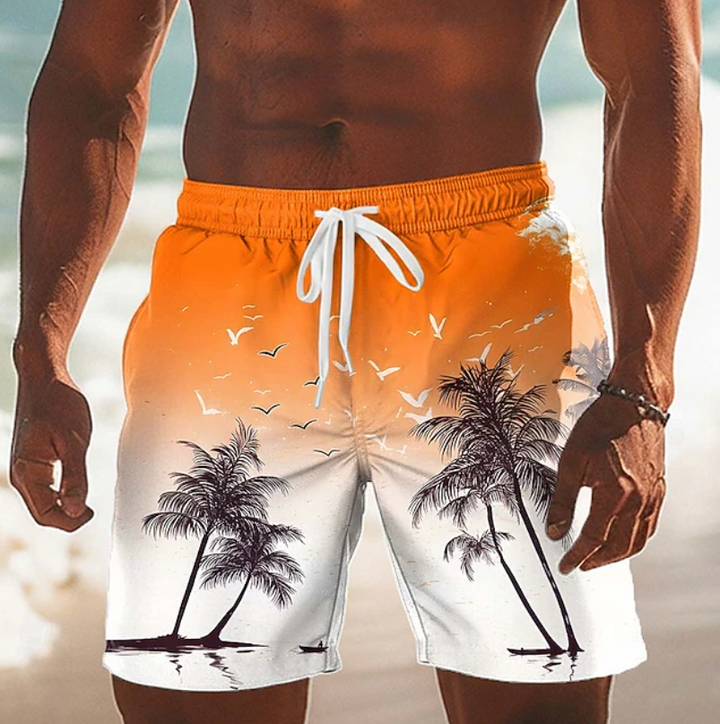 Landon | Casual Summer Coconut Lace Shorts