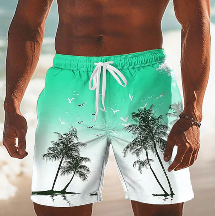 Landon | Casual Summer Coconut Lace Shorts