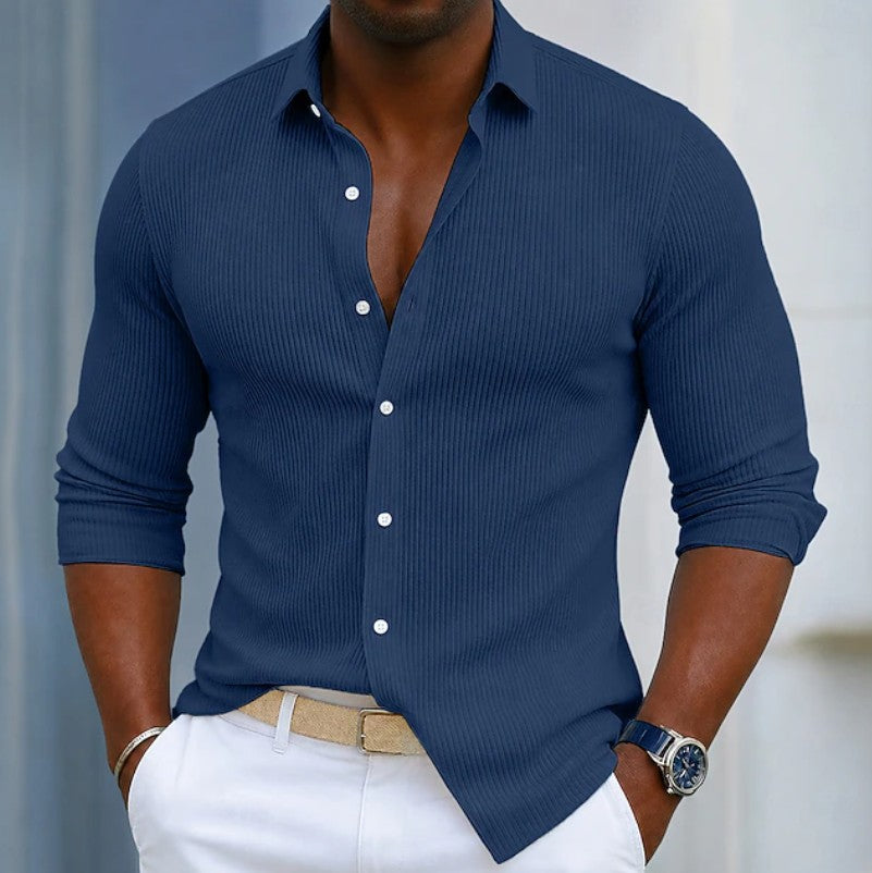 Nathan | Refined Casual Button-Up Shirt
