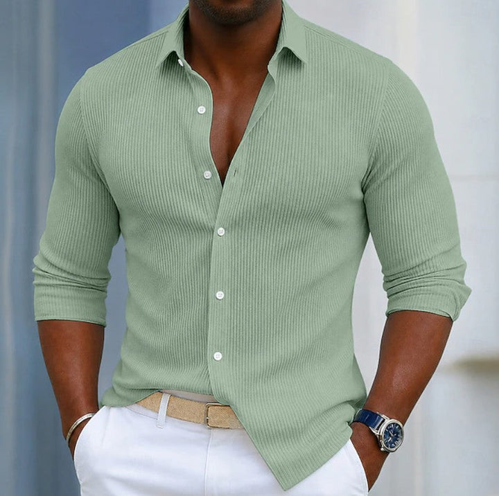 Nathan | Refined Casual Button-Up Shirt