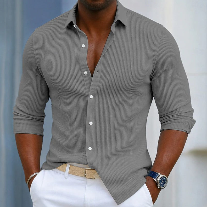 Nathan | Refined Casual Button-Up Shirt