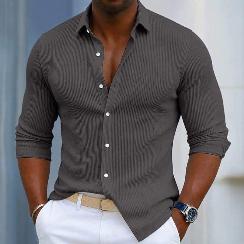 Nathan | Refined Casual Button-Up Shirt