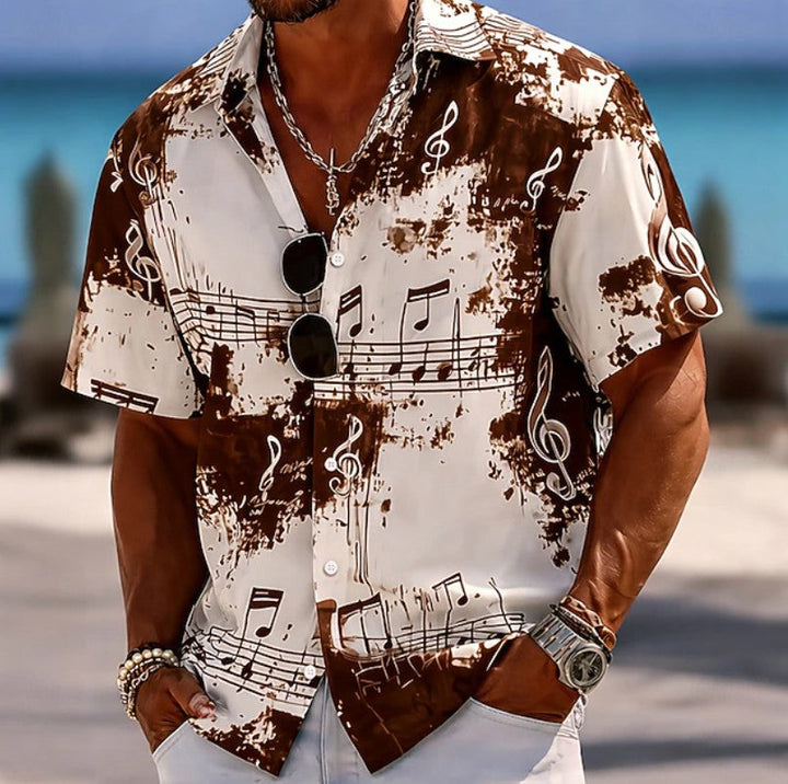 Mason | Musical Print Resort Shirt