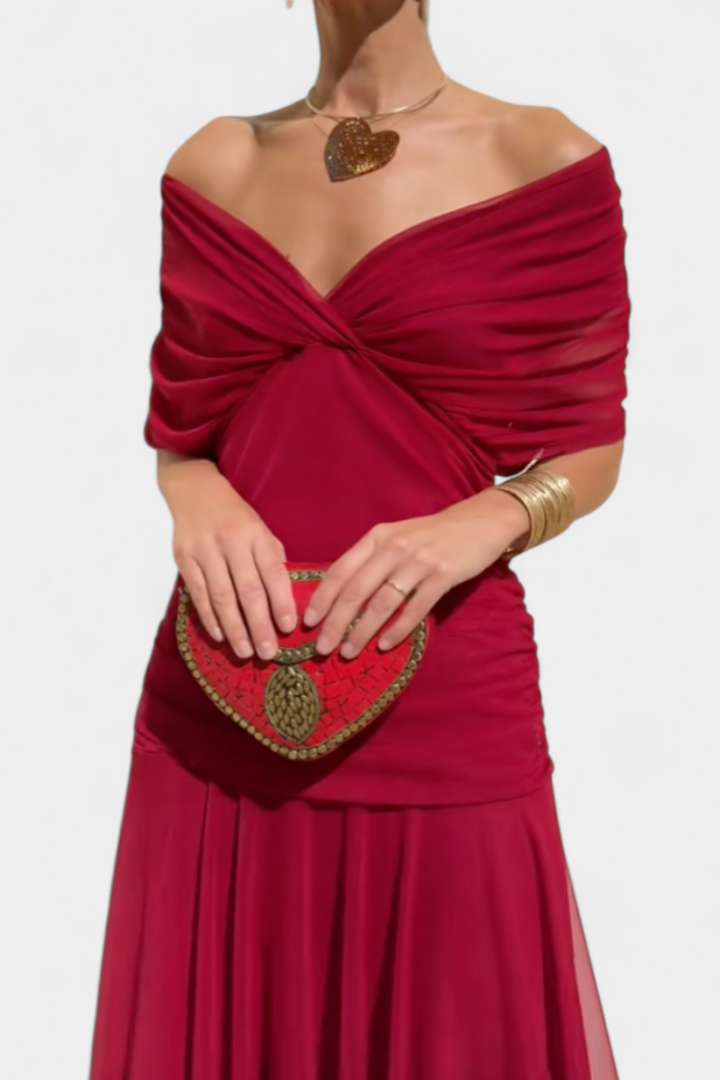 Sophia | Elegant Off-Shoulder Dress