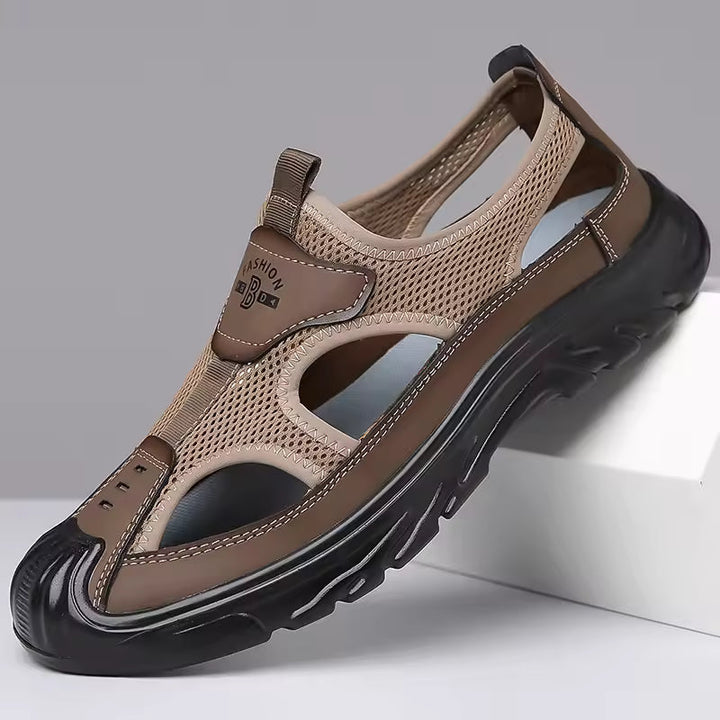 Lennon | Premium Slip-On Closed Toe Sandals