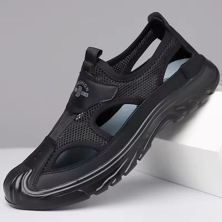 Lennon | Premium Slip-On Closed Toe Sandals