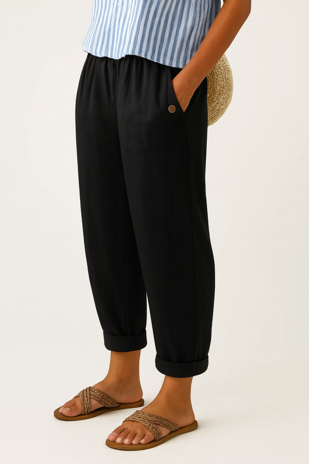 Solara | Timeless Plain Everyday Trousers