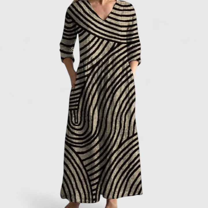 Olivia | Comfortable Geometric Style Dress
