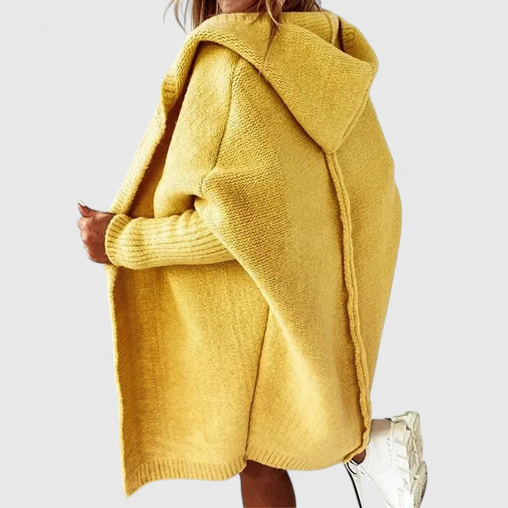 Mabel | Oversized Hooded Longline Cardigan