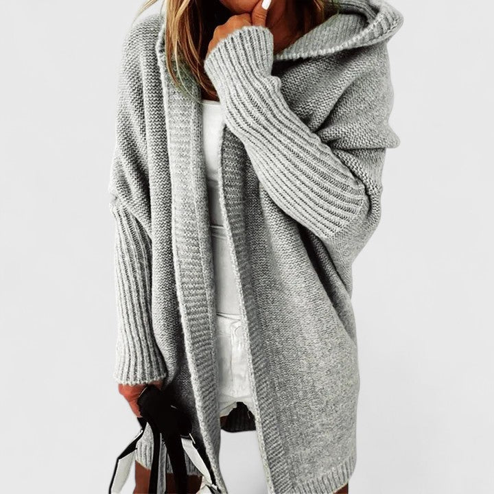 Mabel | Oversized Hooded Longline Cardigan