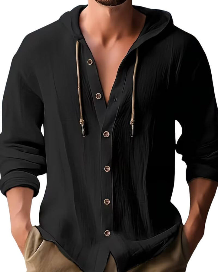 Draven | Classic Hooded Long Sleeve Shirt