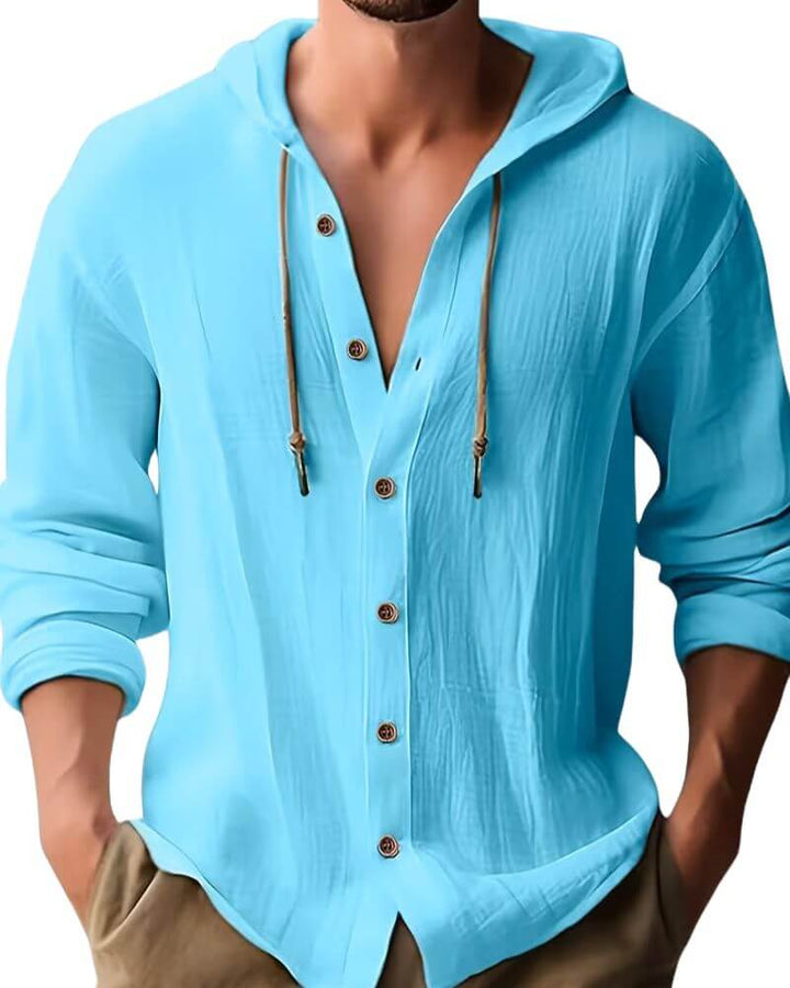 Draven | Classic Hooded Long Sleeve Shirt