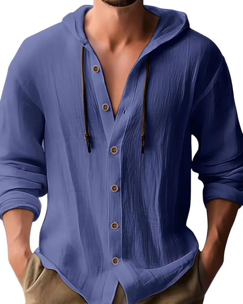 Draven | Classic Hooded Long Sleeve Shirt