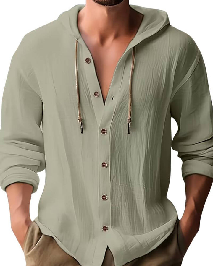 Draven | Classic Hooded Long Sleeve Shirt