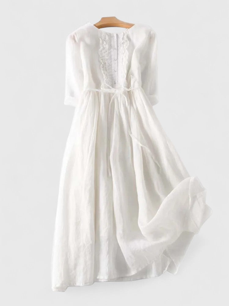 Clarity | Elegant Mid Sleeve Lace Dress