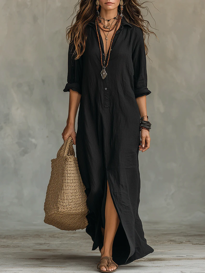 Alina | Elegant Silhouette Flattering Maxi Dress