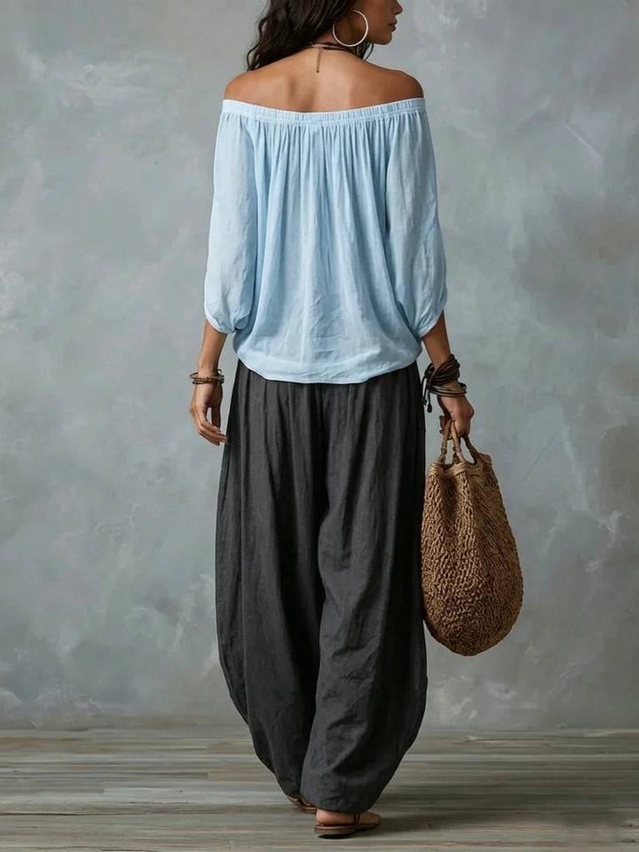Renata | Relaxed Off-Shoulder Set