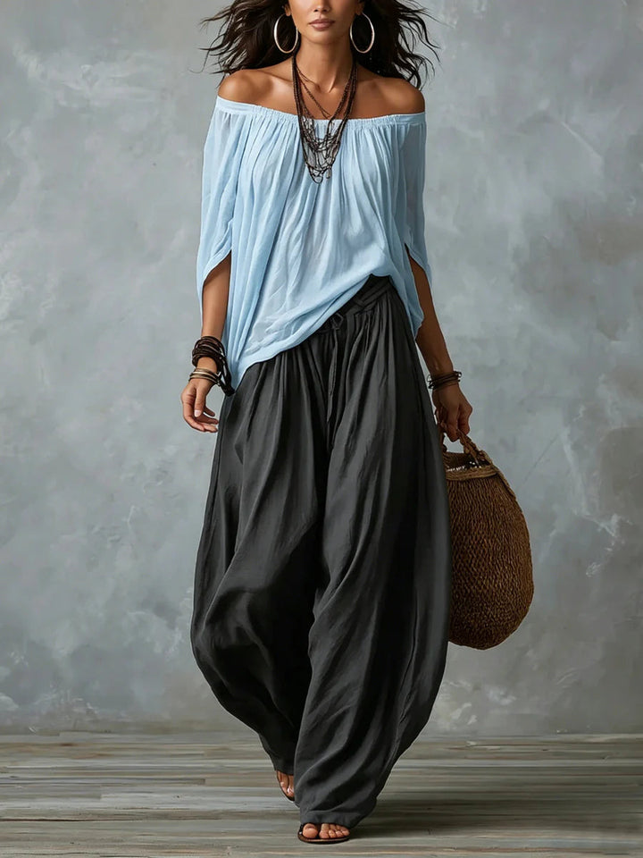 Renata | Relaxed Off-Shoulder Set