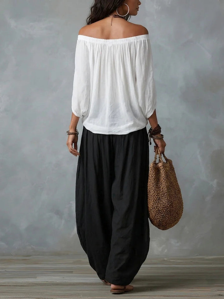 Renata | Relaxed Off-Shoulder Set