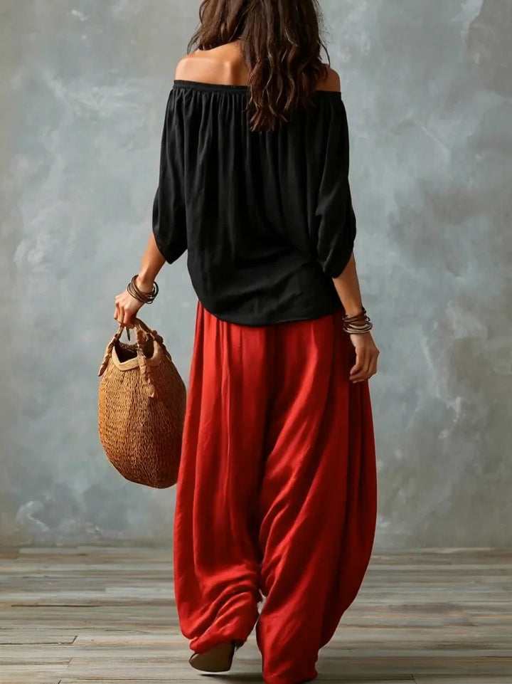Renata | Relaxed Off-Shoulder Set