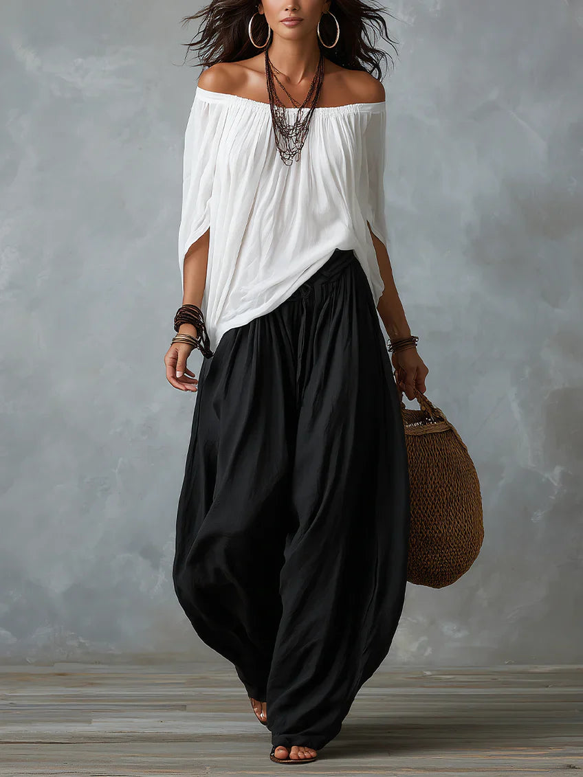 Renata | Relaxed Off-Shoulder Set